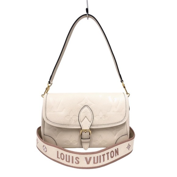 Louis Vuitton Diane Creme Empreinte Shoulder Bag - Picture 1 of 8